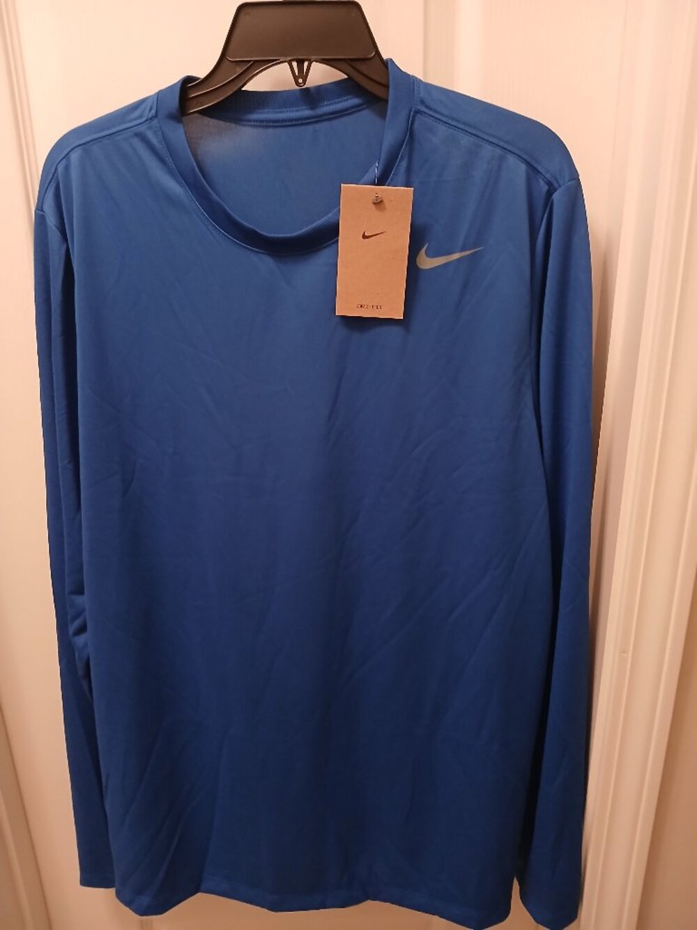 Nike The Nike Tee Men's Long Sleeve Crew Neck T-Shirt XL Lightweight Logo NWT